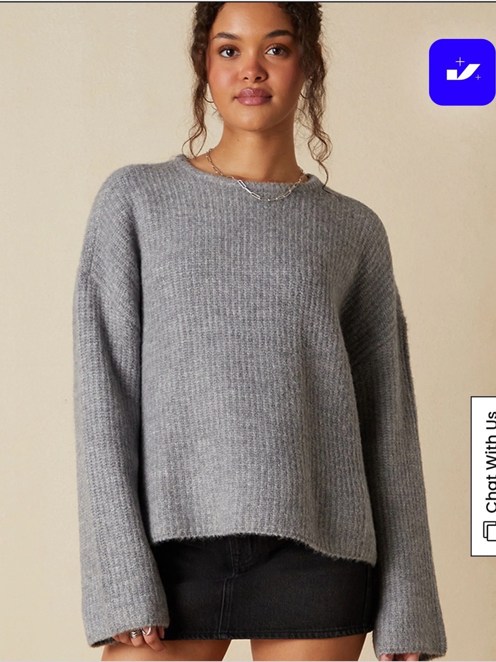 Pacsun Crewneck Sweater - Gray